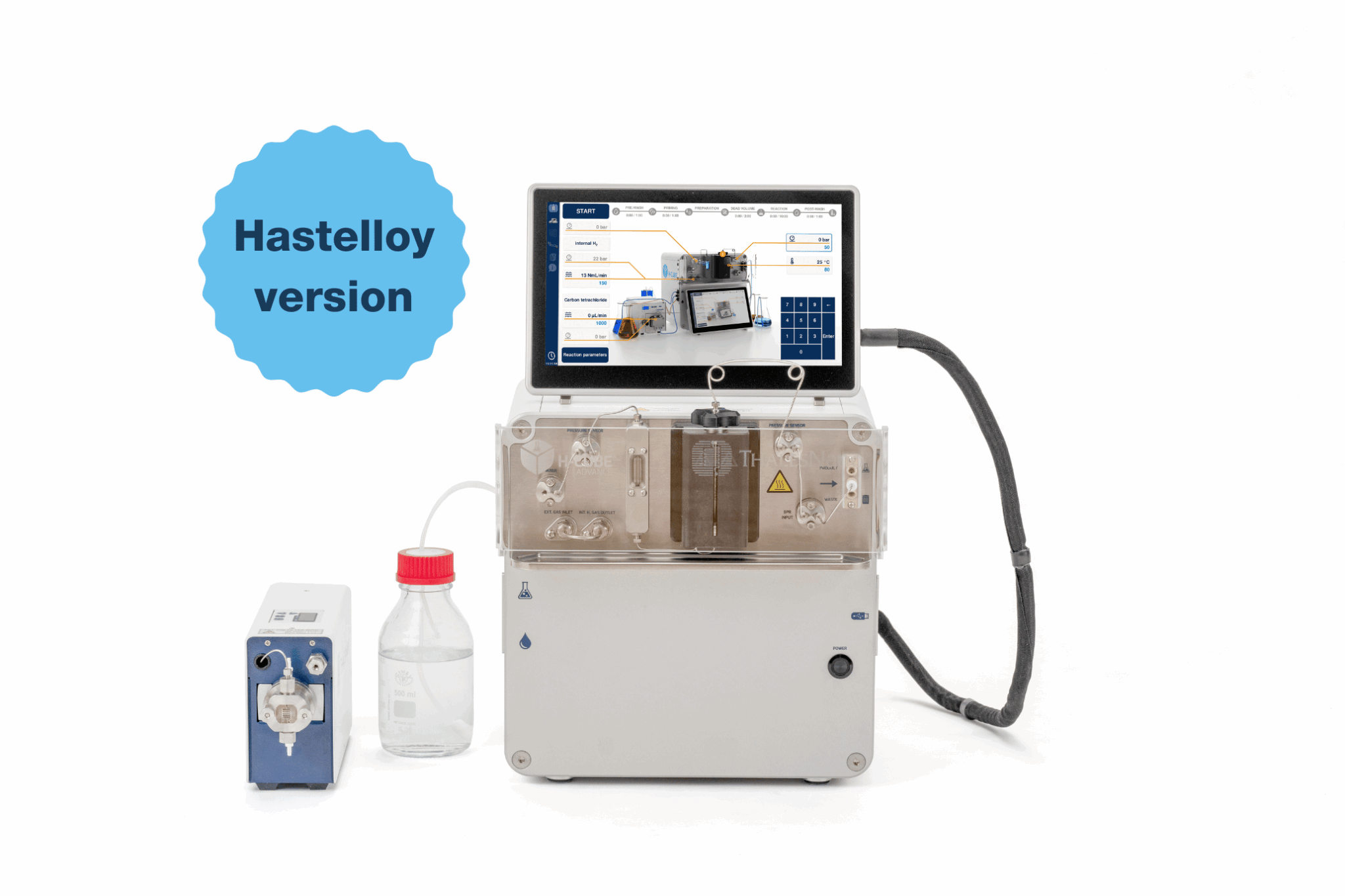 Reactions with Corrosive Reagents - H-Cube® Advance Hastelloy