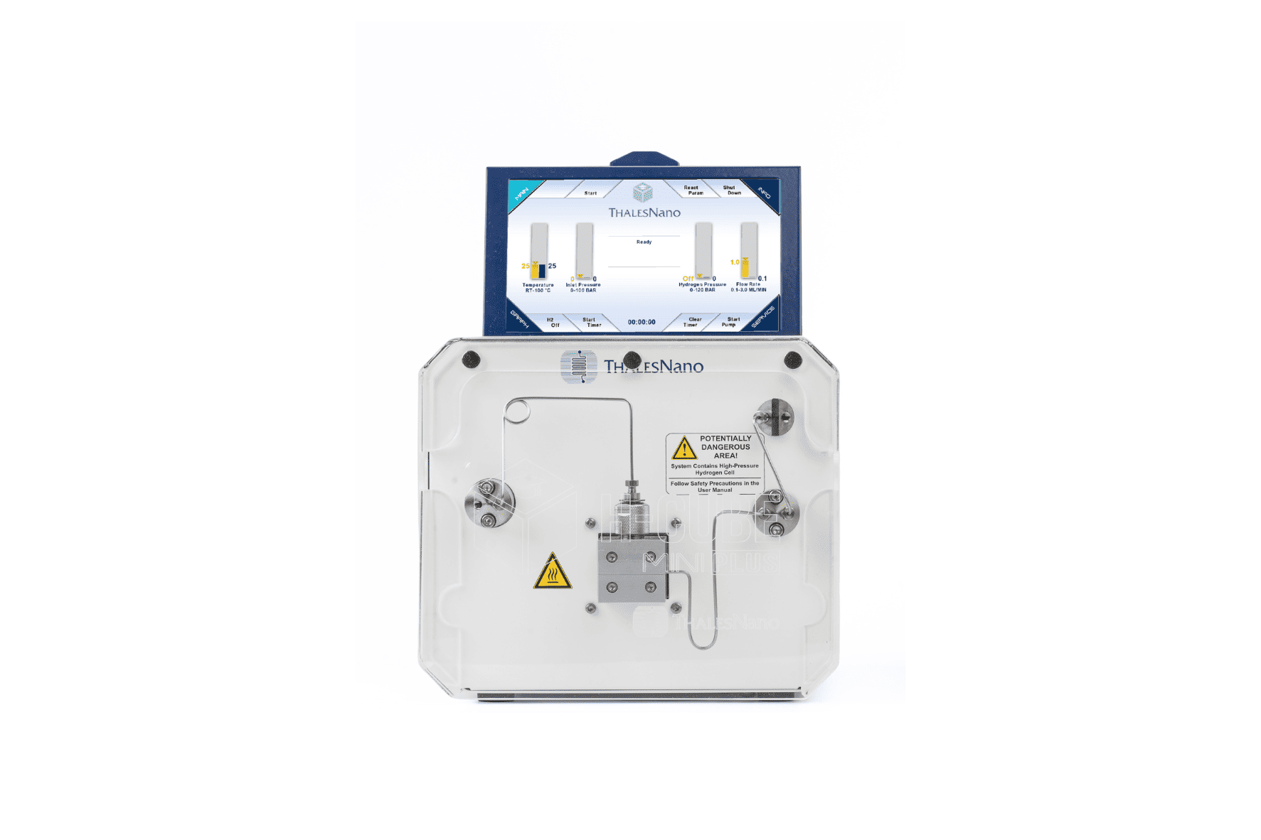 H-Cube Mini Plus hydrogenation reactor for catalytic hydrogenation in academic institutes or small pharmaceutical companies