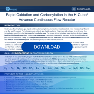 Rapid Oxidation and Carbonylation in the H-Cube® Advance Continuous Flow Reactor